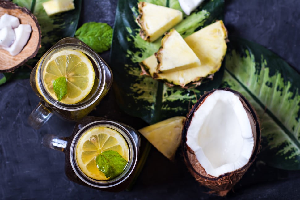 Hindistan Cevizli & Misket Limonlu Soğuk Çay